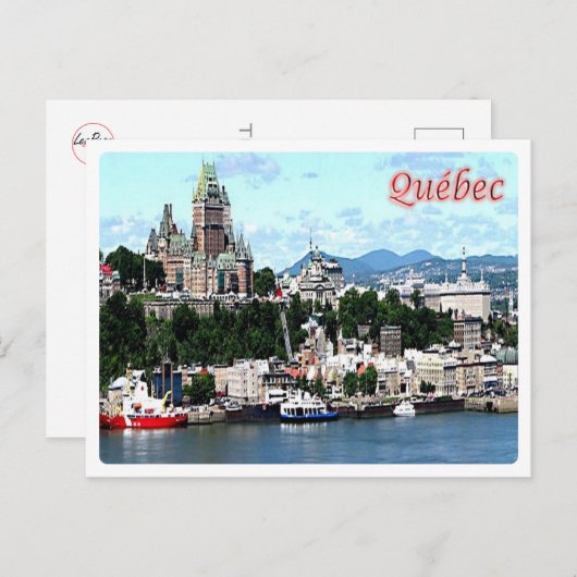 Carte Postale Canada - Québec - Ville - (Devant / Derrière)