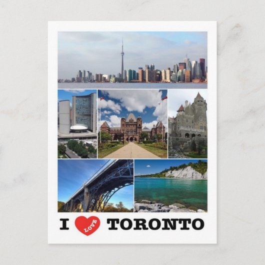Carte Postale Canada - Toronto - I Love - (Devant)