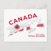 Carte postale Canada Total Eclipse (Devant)