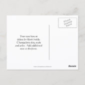 Carte Postale Canadian Lily Flower Photography Personalized (Dos)