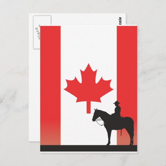 Carte Postale Canadian Mounties (Devant / Derrière)