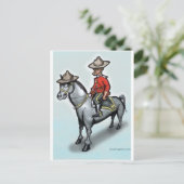 Carte Postale Canadian Mounty (Debout devant)