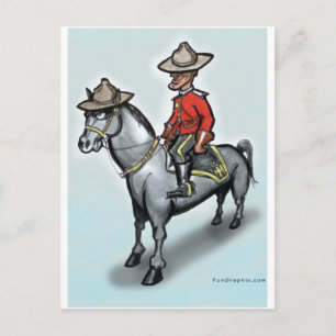Carte Postale Canadian Mounty