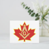 CARTE POSTALE CANADIEN MASON (Debout devant)
