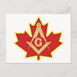 CARTE POSTALE CANADIEN MASON