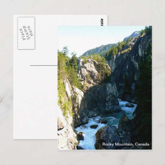 Carte postale canadienne (Devant / Derrière)