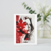 Carte postale canadienne - Collection World of Wom (Debout devant)