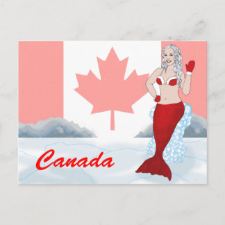 Carte postale canadienne de sirène
