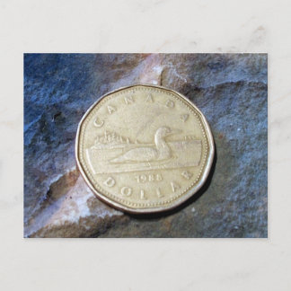 Carte postale canadienne en dollar 1988