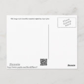 Carte postale canadienne Ice Mountain (Dos)