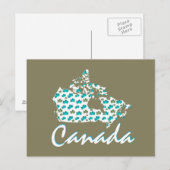 Carte postale canadienne Maple Canada pour un plai (Devant / Derrière)