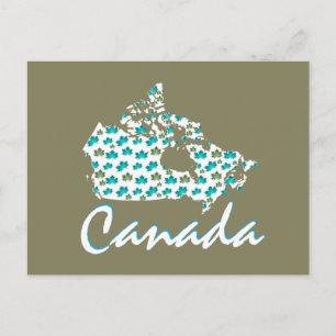 Carte postale canadienne Maple Canada pour un plai