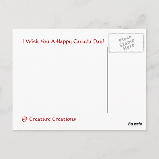 Carte postale canadienne Penny (avant) 2003 (Dos)