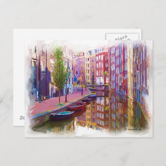 Carte Postale Canal (Devant / Derrière)