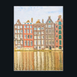 Carte Postale Canal à Amsterdam<br><div class="desc">Canal à Amsterdam</div>