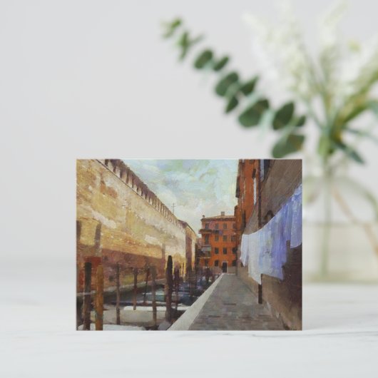 Carte Postale Canal à Venise (Debout devant)