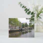 Carte postale Canal Amsterdam (Debout devant)