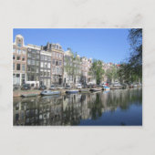 Carte postale Canal Amsterdam (Devant)