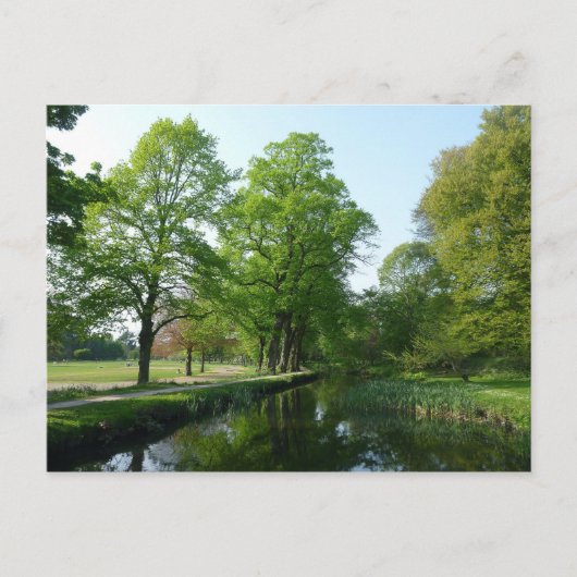 Carte Postale Canal - Bute Park, Cardiff (Devant)