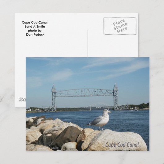 Carte Postale Canal Cape Cod (Devant / Derrière)