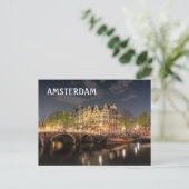 Carte Postale Canal d'Amsterdam (Debout devant)