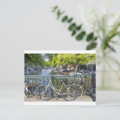 Carte Postale canal d'Amsterdam (Debout devant)