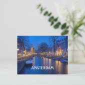 Carte Postale Canal d'Amsterdam (Debout devant)