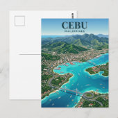 Carte Postale Canal de Mactan Philippines (Devant / Derrière)