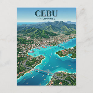 Carte Postale Canal de Mactan Philippines