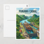 Carte Postale Canal de Panama (Devant / Derrière)