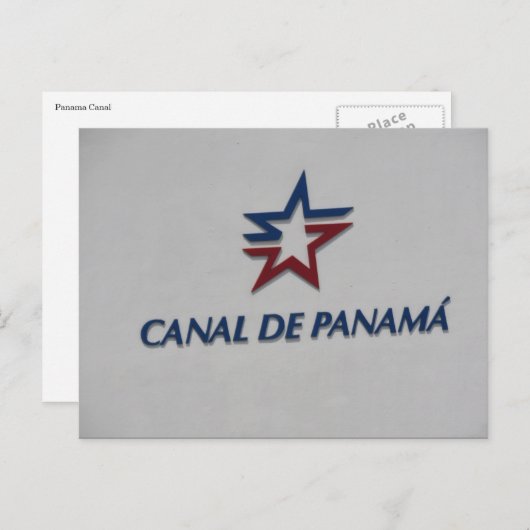 Carte Postale canal de panama (Devant / Derrière)