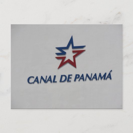 Carte Postale canal de panama (Devant)