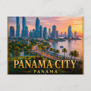 Carte Postale Canal de Panama et Casco Viejo 🗺️