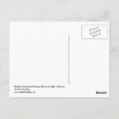 Carte Postale Canal de Rideau et commande du Sussex la nuit (Dos)