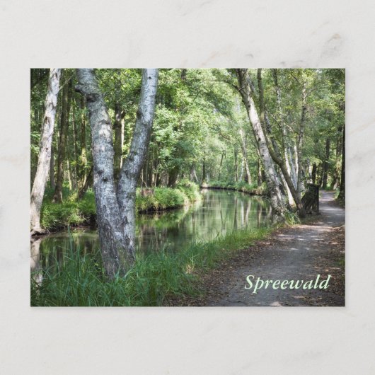 Carte Postale Canal de Spreewald (Devant)
