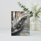 Carte Postale Canal de Venise, Italie (Debout devant)