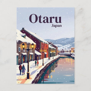Carte Postale Canal d'Otaru Japon