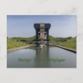 Carte Postale Canal du Centre et Ascenseur de bateau, Belgique (Devant)