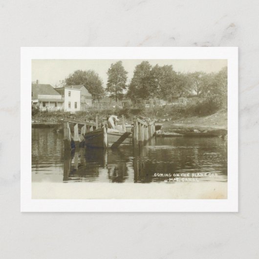 Carte Postale Canal Morris, New Jersey Vintage (Devant)