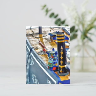 CARTE POSTALE CANAL NARROWBOAT