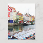 Carte Postale Canal Nyhavn à Copenhague, Danmark (Devant)