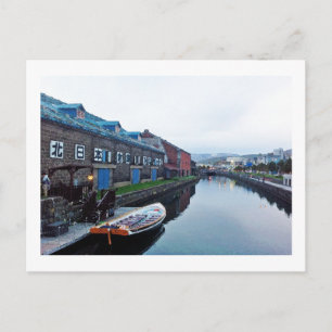 Carte Postale Canal Otaru, Hokkaido, Japon Imprimer
