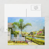 Carte Postale Canal Patio (Devant / Derrière)