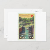 Carte Postale Canal Rideau (Devant / Derrière)