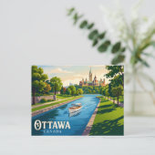 Carte Postale Canal Rideau Canada (Debout devant)