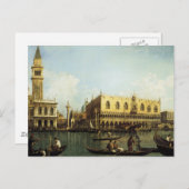 Carte Postale Canaletto La jetée (Devant / Derrière)