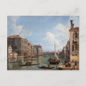 Carte Postale Canaletto Vue sur le Grand Canal (Devant)