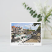 Carte Postale Canalside View, Dokkum, Pays-Bas (Debout devant)