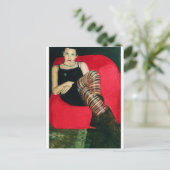 Carte Postale Canapé rouge (Debout devant)