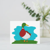 Carte Postale Canard (Debout devant)